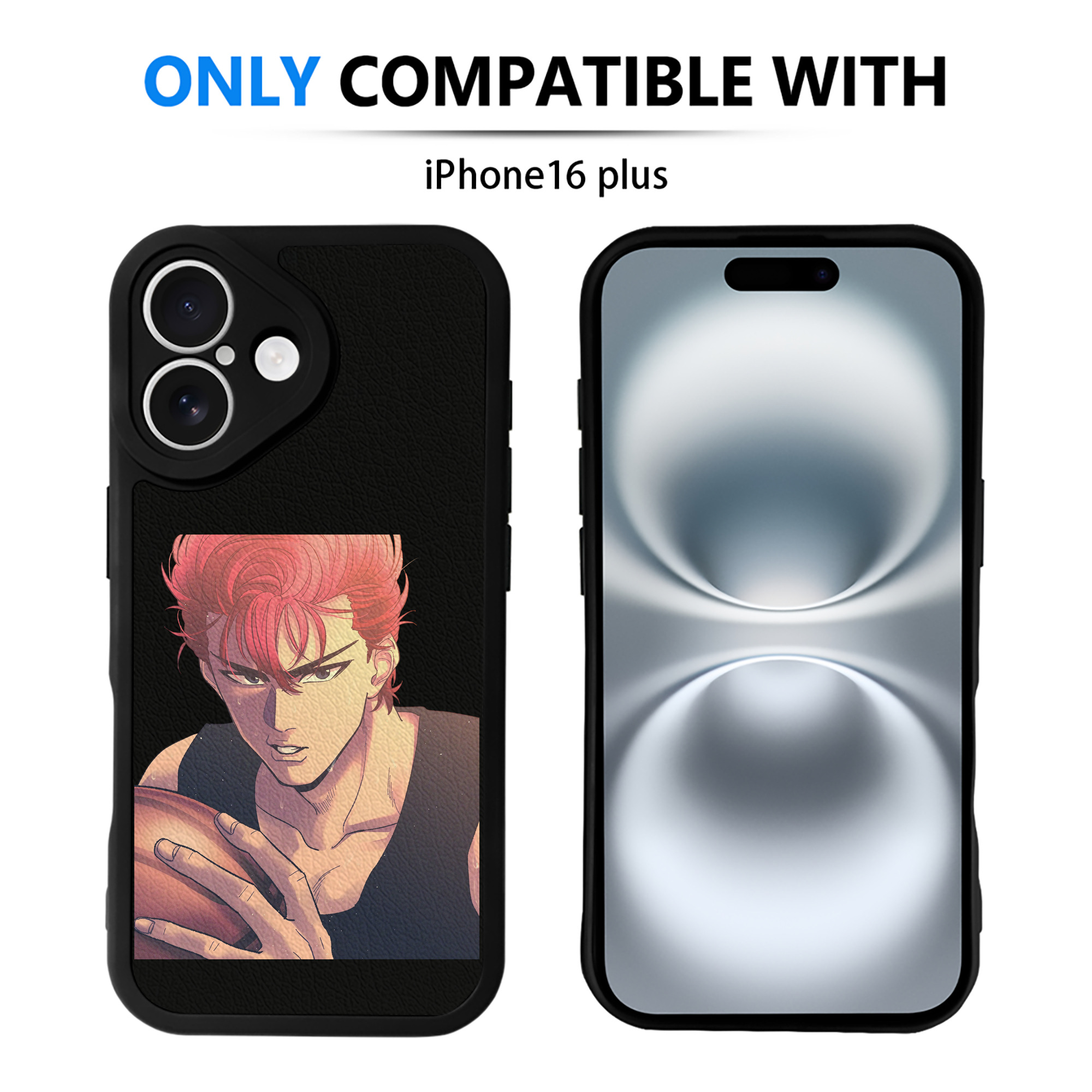 （画像用） SLAM DUNK／スラムダンク 【iPhone 16シリーズ対応】シリコンスマホケース（レザー調） 材質：シリコン